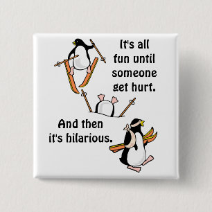 Pinguin-Ski-Abenteuer Button
