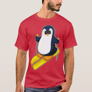Pinguin Skier Wintersport T-Shirt