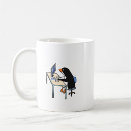 Pinguin-Smoking-Systemverwalter Tasse
