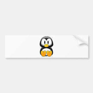 Pinguin-Smokingbild Autoaufkleber