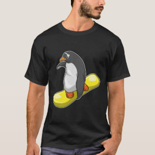 Pinguin Snowboard Wintersport T-Shirt
