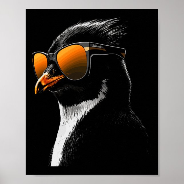 Pinguin-Sonnenbrille Poster (Vorne)