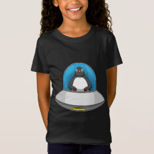 Pinguin Spaceship Space T-Shirt