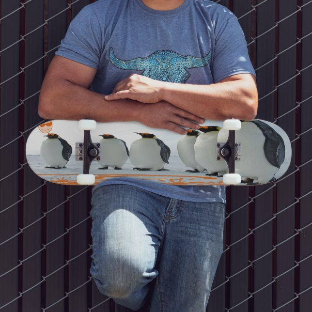 Pinguin-Spaß in der Sonne Skateboard (Außenbereich 3)