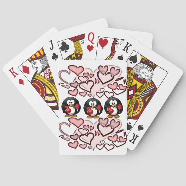 Pinguin Spielkarten-Deck Spielkarten (Rückseite)