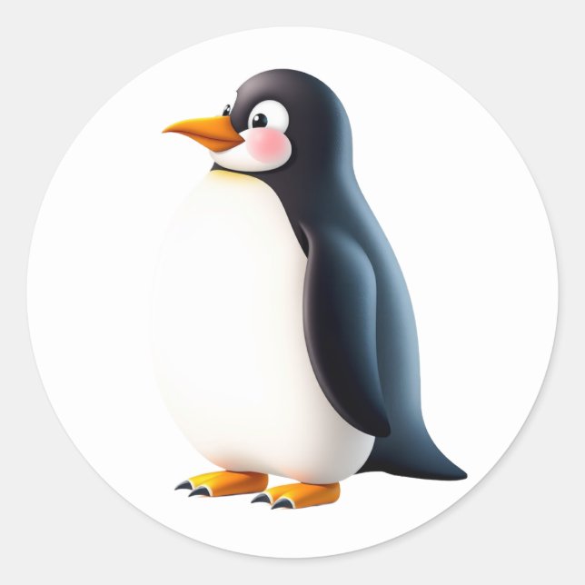 Pinguin Stickers (Vorderseite)