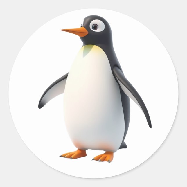 Pinguin Stickers (Vorderseite)