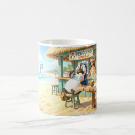 Pinguin Strandbar Kaffeetasse