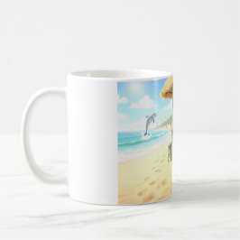 Pinguin Strandbar Kaffeetasse