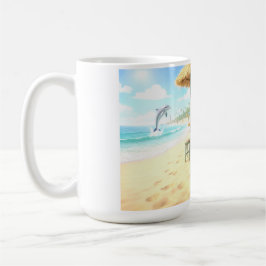 Pinguin Strandbar Kaffeetasse