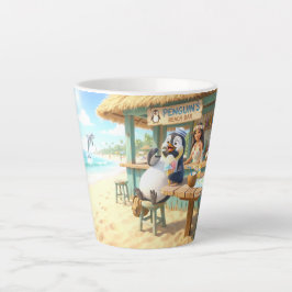Pinguin Strandbar Milchtasse