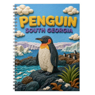 Pinguin Südgeorgien Modern KlayKoo Notizblock