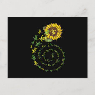 Pinguin Sunflower Postkarte