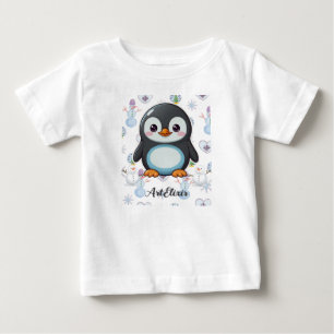 Pinguin Süß Kawaii Baby Druck T-shirt