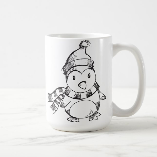 Pinguin Tasse (Rechts)