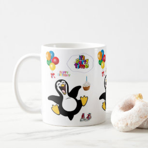 Pinguin Tasse Happy Birthday Tasse