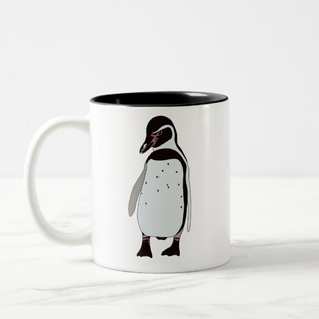 Pinguin-Tasse Zweifarbige Tasse (Links)