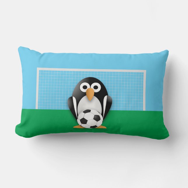 Pinguin Torhüter Lendenkissen (Vorderseite)