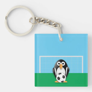 Pinguin Torhüter Schlüsselanhänger