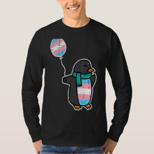Pinguin Transgender Trans Pride Stuff Flag Transmi T-Shirt
