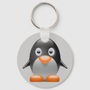 Pinguin-Tux-Linux-Bild Schlüsselanhänger