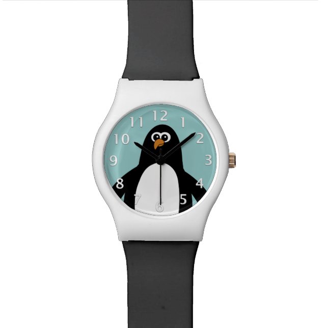 Pinguin Uhr (Nahaufnahme)