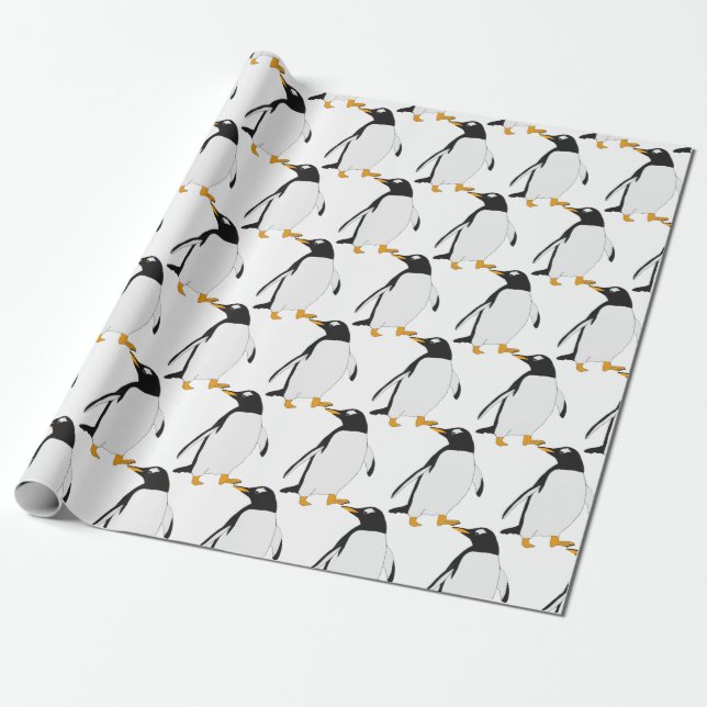 Pinguin-Umhüllungspapier Geschenkpapier (Ungerollt)