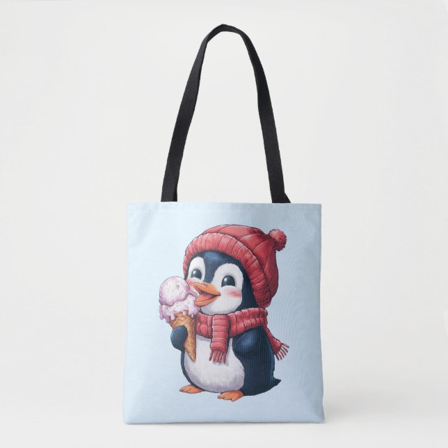 Pinguin und Eiscreme (Vorderseite)