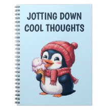 Pinguin und Eiscreme