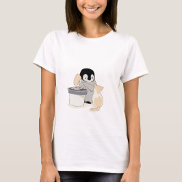 Pinguin und Katze T-Shirt