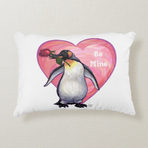 Pinguin Valentinstag Zierkissen
