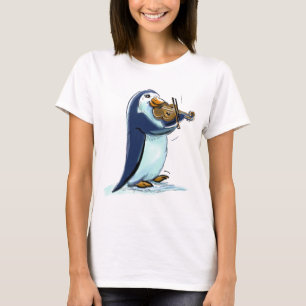 Pinguin-Violinist T-Shirt