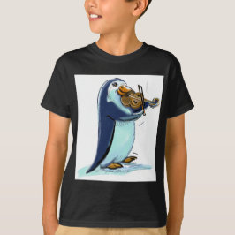 Pinguin-Violinist T-Shirt