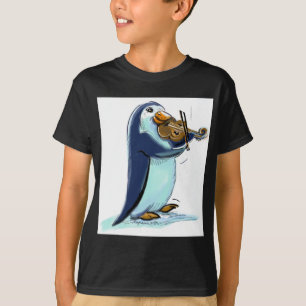 Pinguin-Violinist T-Shirt