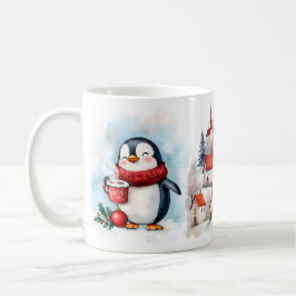 Pinguin "Wach auf und funkel" Winter-Tasse Kaffeetasse