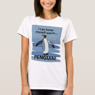 Pinguin Wasser Tier Vogel Lustig  T-Shirt