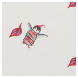 Pinguin Watercolor Art Stoff