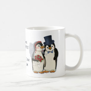Pinguin Wedding Bride and Groom Krawatte - Anpasse Tasse
