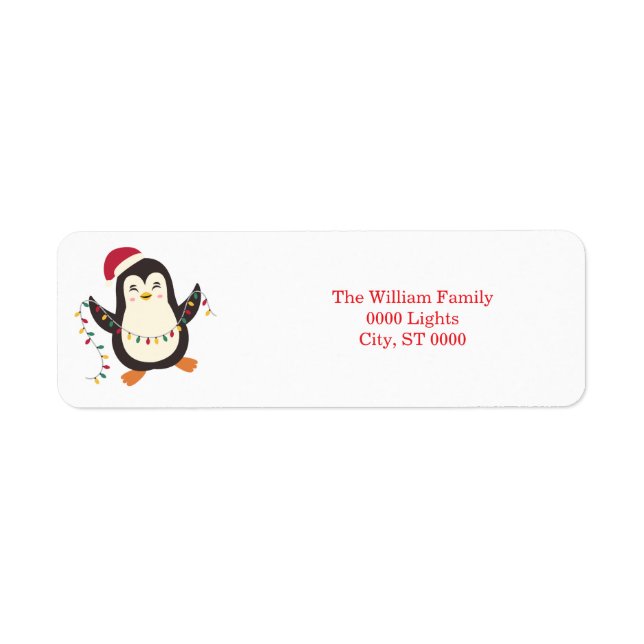 Pinguin Weihnachten  (Vorne)