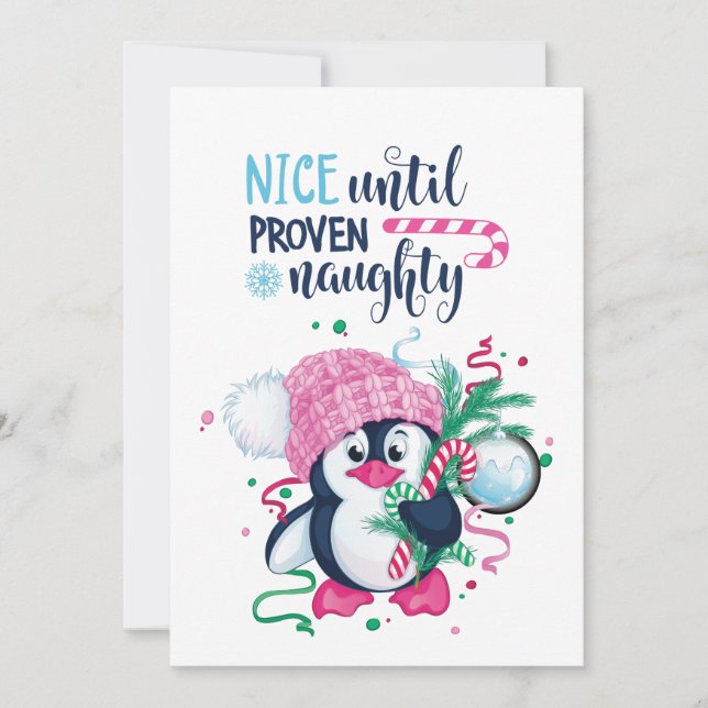 Pinguin Weihnachten (Vorderseite)