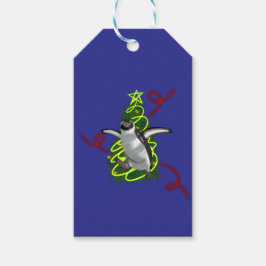 Pinguin Weihnachten Geschenkanhänger