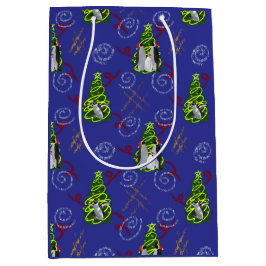 Pinguin Weihnachten Mittlere Geschenktüte