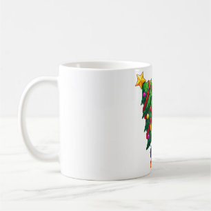 Pinguin-Weihnachtsbaumträger Kaffeetasse