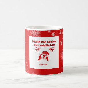 Pinguin-Weihnachtstasse Tasse
