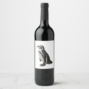 Pinguin Weinetikett