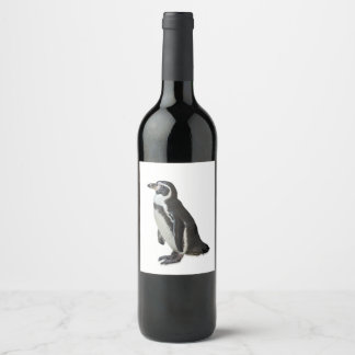 Pinguin Weinetikett