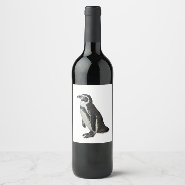 Pinguin Weinetikett (Vorderseite)