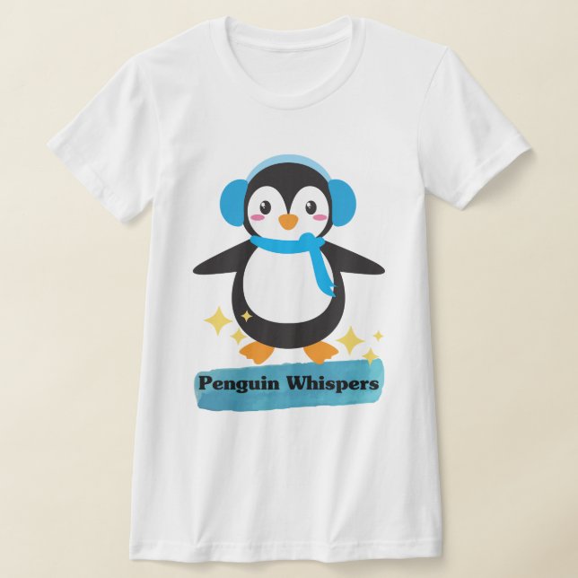 Pinguin Whispers T-Shirt (Ablage )