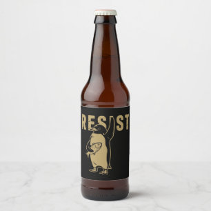 Pinguin widersteht Pinguine protestieren gegen Zöl Bierflaschenetikett