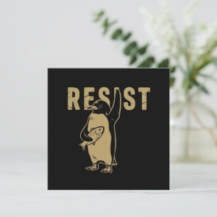 Pinguin widersteht Pinguine protestieren gegen Zöl Einladung